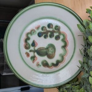M.A. Hadley Pottery Vintage Stoneware Dinner Plate